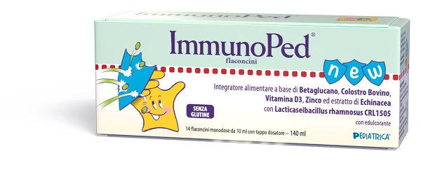 IMMUNOPED FLACONCINI 14 FLACONCINI MONODOSE DA 10 ML CON EDULCORANTE SENZA GLUTINE - Farmastop